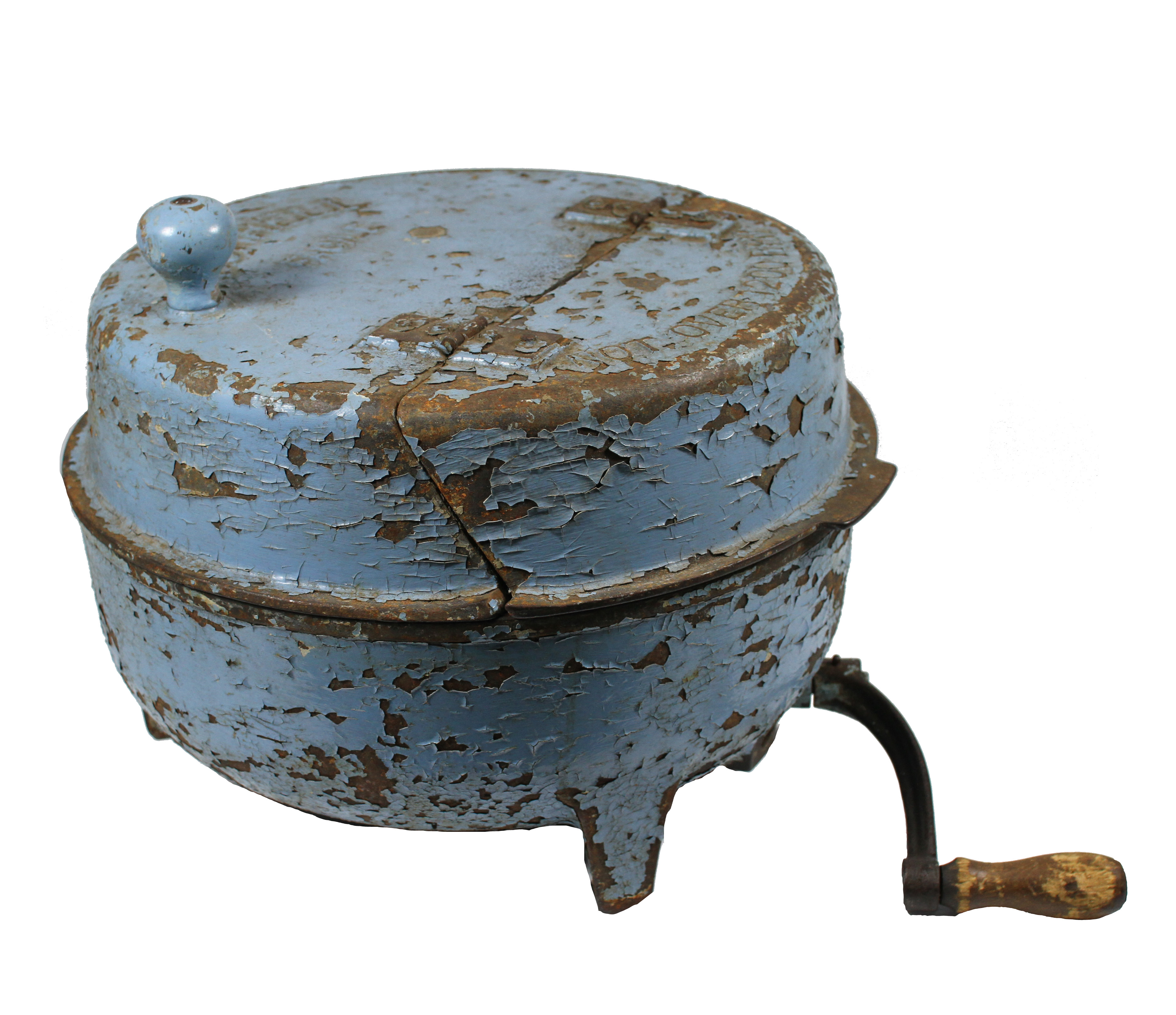 Centrifuge for fat testing. Metal, cast iron, metal, copper and glass. 41 x 18 cm. © CSA