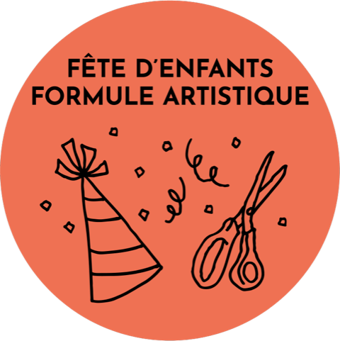 Fête d'enfants formule artistique